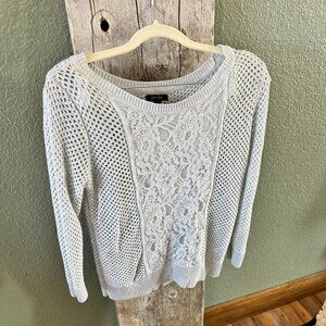 Cute APT 9 lace sweater